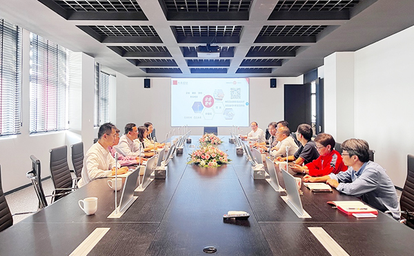 vice mayor of wujiang district, north and south, led a team to visit aosheng hi-tech.