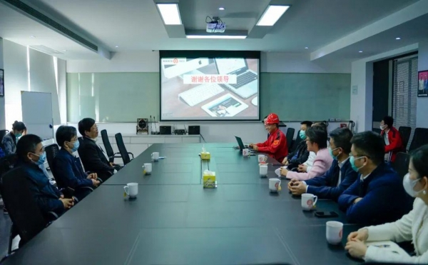 stable growth of anti-epidemic situation protection operation | district leader yang bin and his delegation visited ausheng technology for investigation